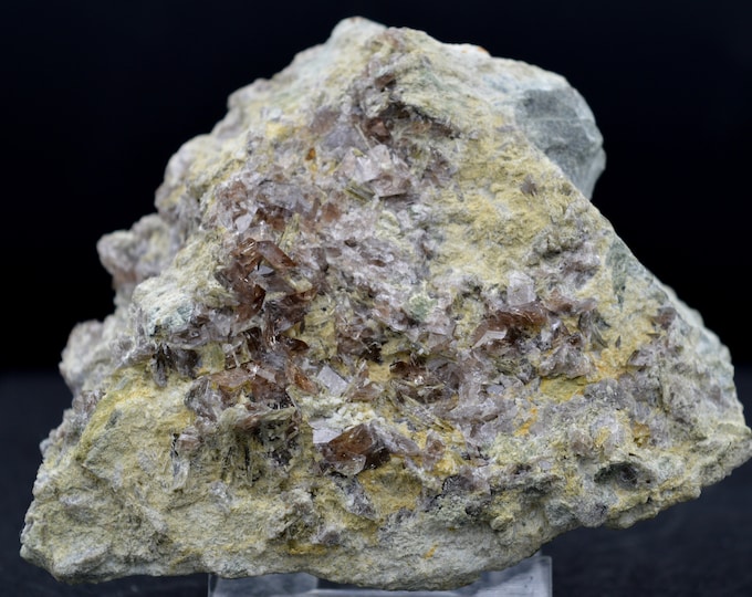 Axinite - 223 grams - Pene d'Arrouye, Campan, Bagnères-de-Bigorre, Hautes-Pyrénées, Occitanie, France