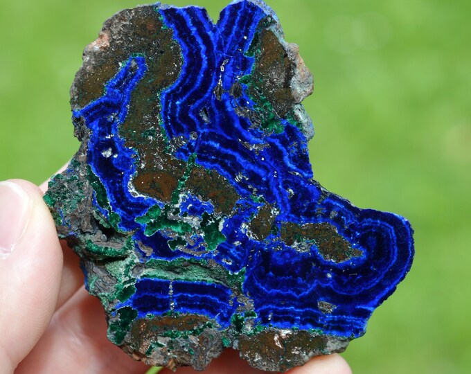 Azurite 133 grams - Rubtsovsk Mine, Rubtsovsky District, Altai Krai, Russia
