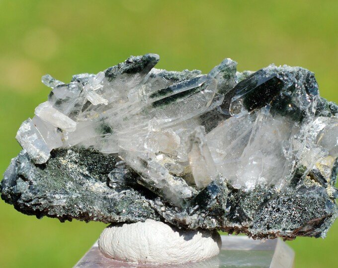 Quartz & Chlorite 69 grams - Bierghes, Rebecq, Walloon Brabant, Wallonia, Belgium