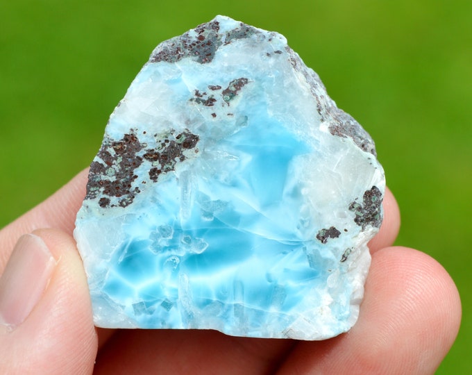 Pectolite var. Larimar 28 grams - Filipinas Larimar Mine, Los Checheses, Sierra de Baoruco, Barahona Province, Dominican Republic