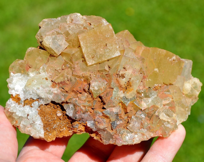 Fluorite 695 grams - Aouli, Mibladen, Aït Oufella Caïdat, Midelt Circle, Midelt Province, Drâa-Tafilalet Region, Morocco
