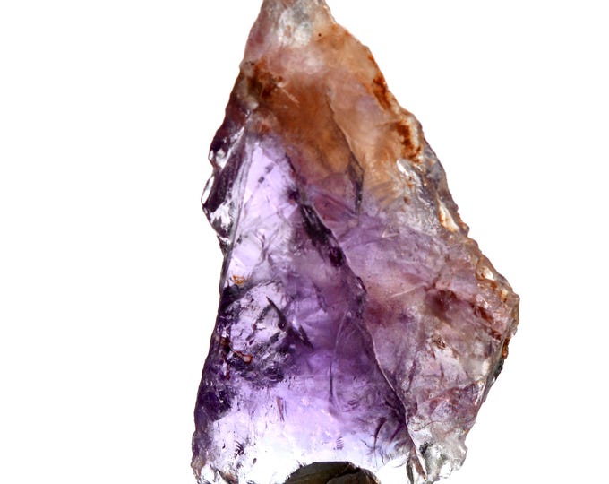 Quartz var. Ametrine 21 grams - Anahi Mine, Puerto Suárez Municipality, Germán Busch Province, Santa Cruz, Bolivia