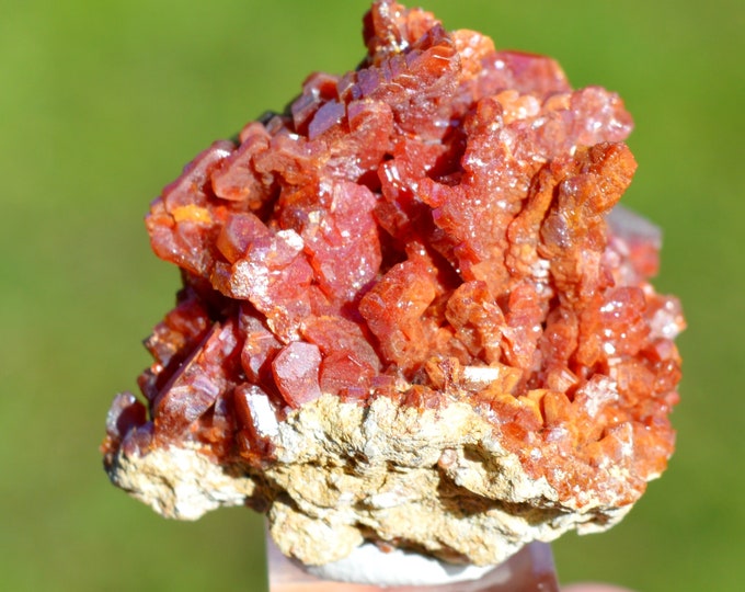 Vanadinite 68 grams - Mibladen, Aït Oufella Caïdat, Midelt Circle, Midelt Province, Drâa-Tafilalet Region, Morocco