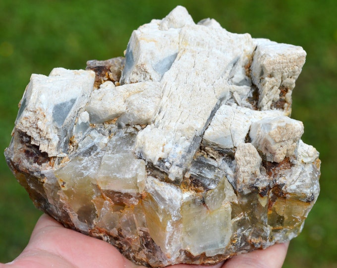 Baryte 1550 grams - Maine Mine, Cordesse, Lucenay-l'Evêque, Autun, Saône-et-Loire, Burgundy-Franche-Comté, France