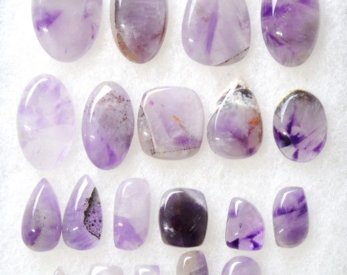 Lot 20x Améthyste - 508 carats - cabochon pierre naturelle - Brésil // CX53