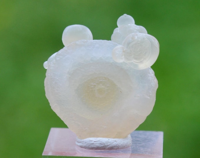 Guttular Chalcedony 3.4 grams - Aulon, Saint-Gaudens, Haute-Garonne, Occitanie, France