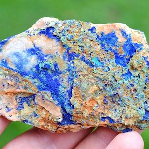 Azurite 154 grams - El Pinar de Bédar, Bédar, Almería, Andalusia, Spain