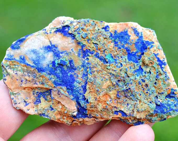 Azurite 154 grams - El Pinar de Bédar, Bédar, Almería, Andalusia, Spain