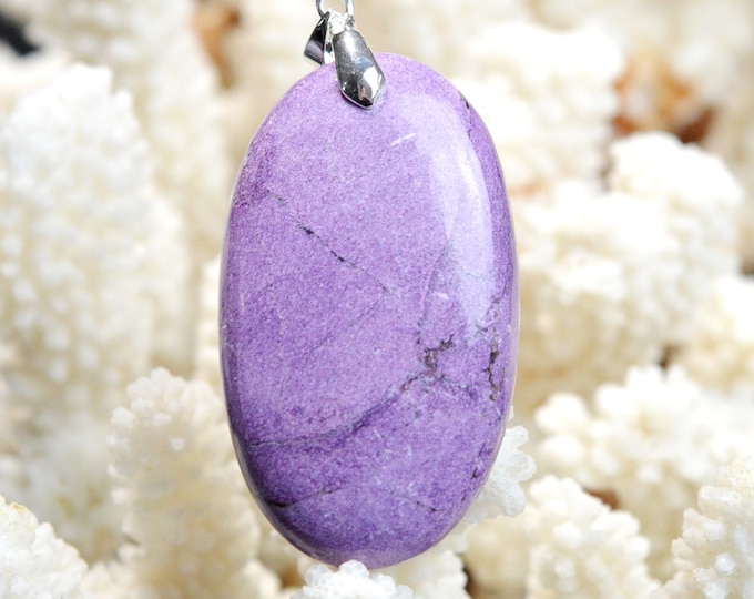 73 carat Stichtite - natural stone cabochon pendant - Tasmania, Australia // DX20