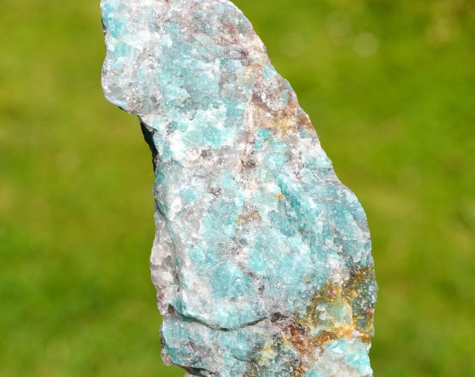 Microcline var. Amazonite & Quartz 179 grams - Fasimena Pegmatite, Fasimena, Ambositra II, Ambositra District, Amoron'i Mania, Madagascar
