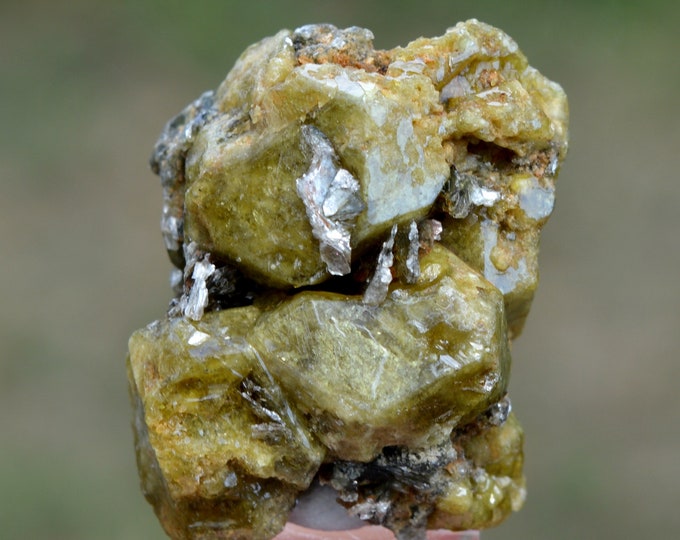 Grossular Garnet & Chlorochlore 48 grams - Sandaré, Sandaré Commune, Nioro du Sahel Circle, Kayes Region, Mali