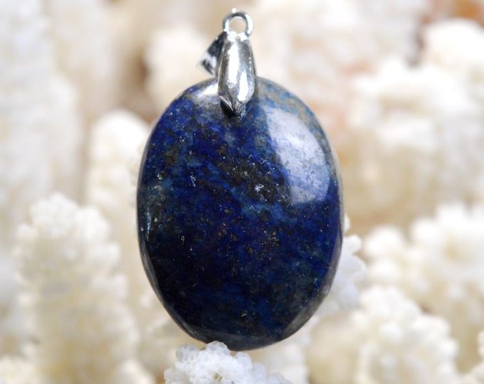 Lapis Lazuli 73 carats - pendentif cabochon pierre naturelle - Afghanistan / FO86