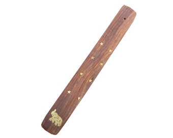Wooden incense holder - Elephant model - 1 piece