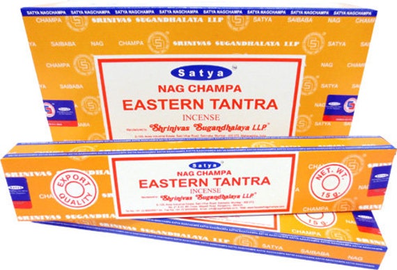 Encens - Satya Nag Champa Parfum Eastern Tantra Une Boîte