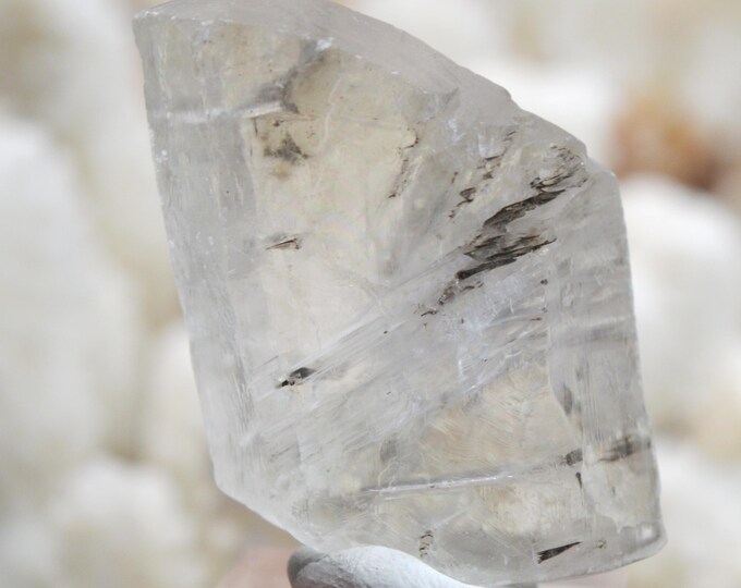 Gypsum 37 grams - Templeuve Quarry, Templeuve-en-Pévèle, Lille, North, Hauts-de-France, France