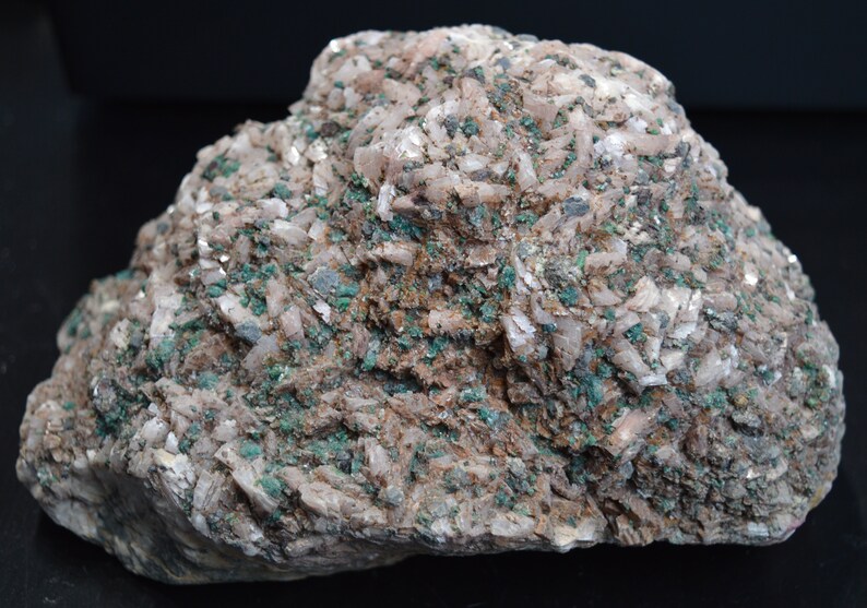 Morocco Touissit Selenite Malachite Dolomite 4680 grams