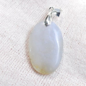 43 carat peristerite - natural stone cabochon pendant - Sri Lanka // DL72
