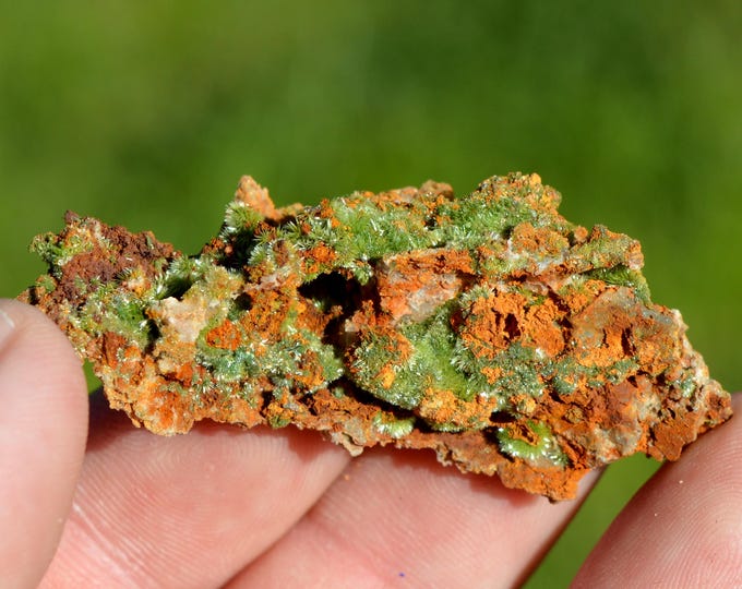 Pyromorphite 12.8 grams - Saint-Salvy Mine, Saint-Salvy-de-la-Balme, Tarn, Occitanie, France