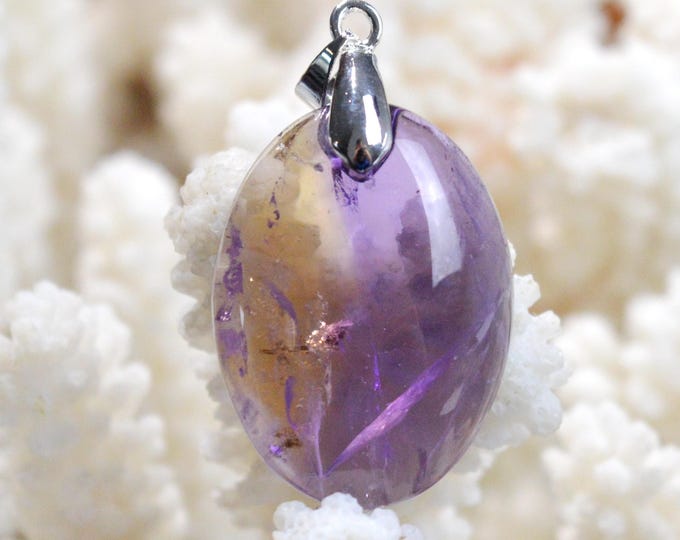 43 carat ametrine - natural stone cabochon pendant - Bolivia / FS49
