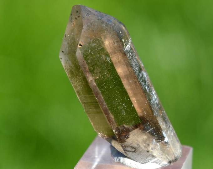 Smoky quartz 8.8 grams - Minstigertal (Münstigertal), Münster, Goms, Valais, Switzerland