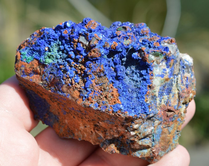 Azurite malachite - 183 grams - Bou Beker, Morocco