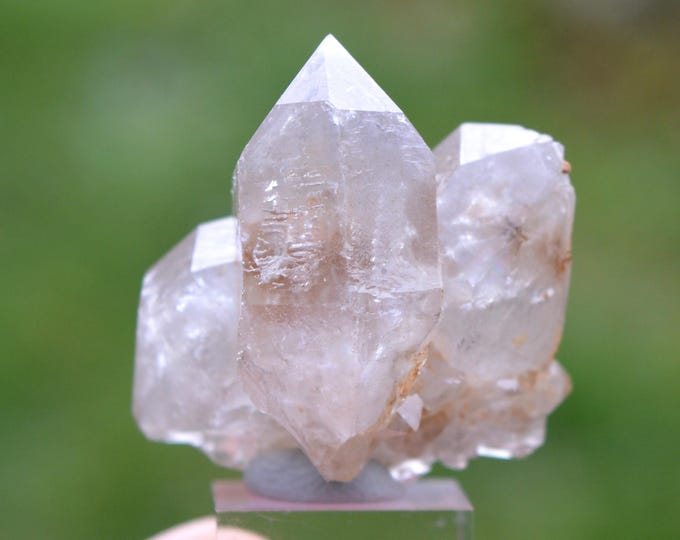 Double-terminated quartz 35 grams - Saint-Jean-de-Valériscle, Alès, Gard, Occitanie, France