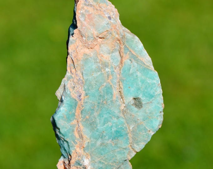 Microcline var. Amazonite 60 grams - Åvesland, Evje og Hornnes, Agder, Norway