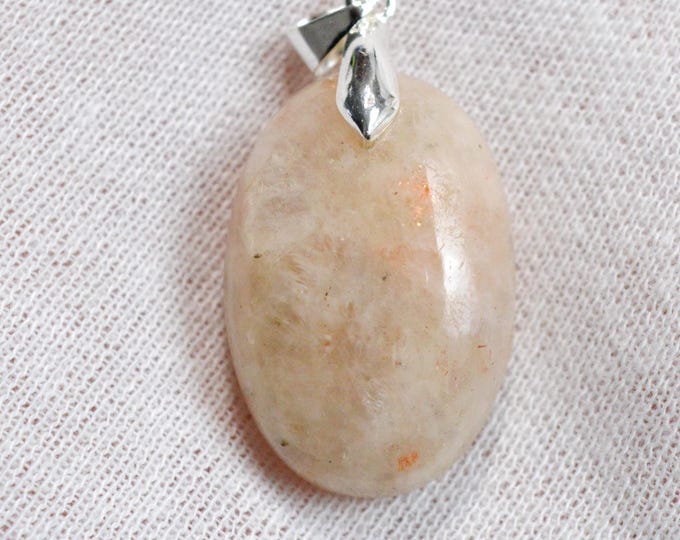 Pierre de soleil 53 carats - pendentif cabochon pierre naturelle - Inde / FQ77