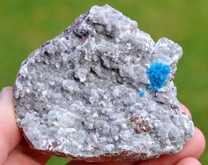 Cavansite & Chalcedony 266 grams - Wagholi Quarries, Wagholi, Pune District, Maharashtra, India