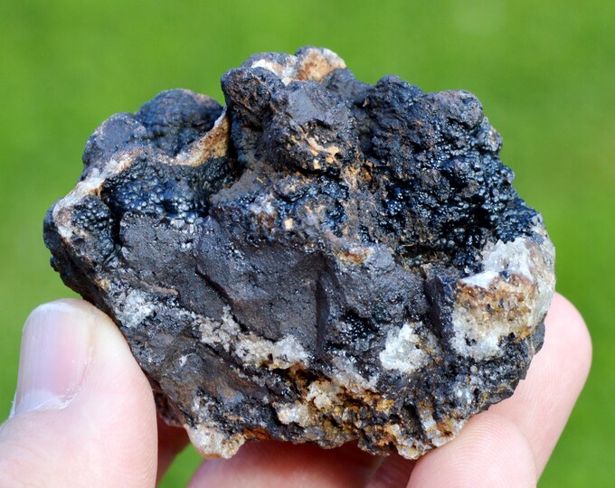 Goethite & Quartz 162 grams - Steingraben Mine, Urbès, Thann-Guebwiller, Haut-Rhin, Grand Est, France
