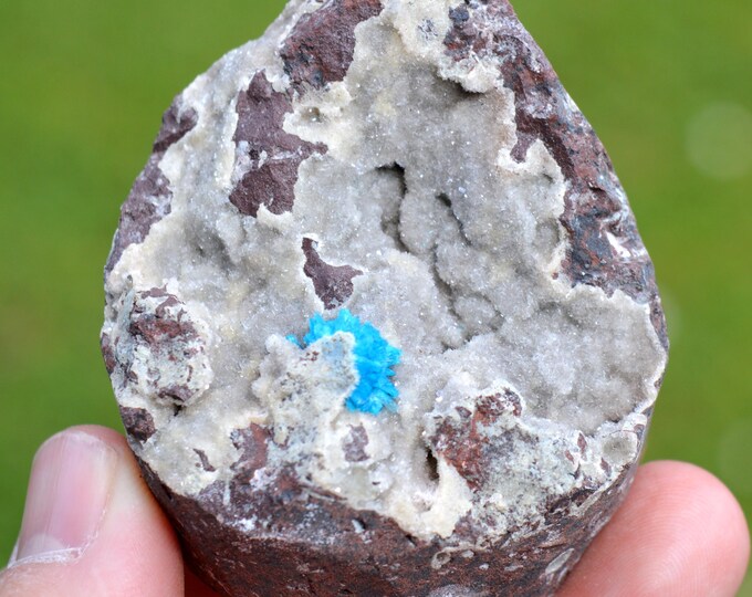 Cavansite & Chalcedony 174 grams - Wagholi Quarries, Wagholi, Pune District, Maharashtra, India