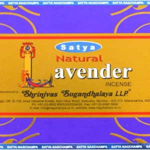 Incense - Satya - Natural Lavender Fragrance - One box