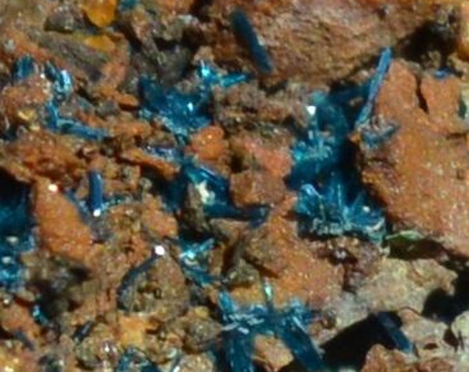 Clinoclase & Cornubite 3.9 grams - Majuba Hill Mine, Antelope Mining District, Pershing County, Nevada, USA