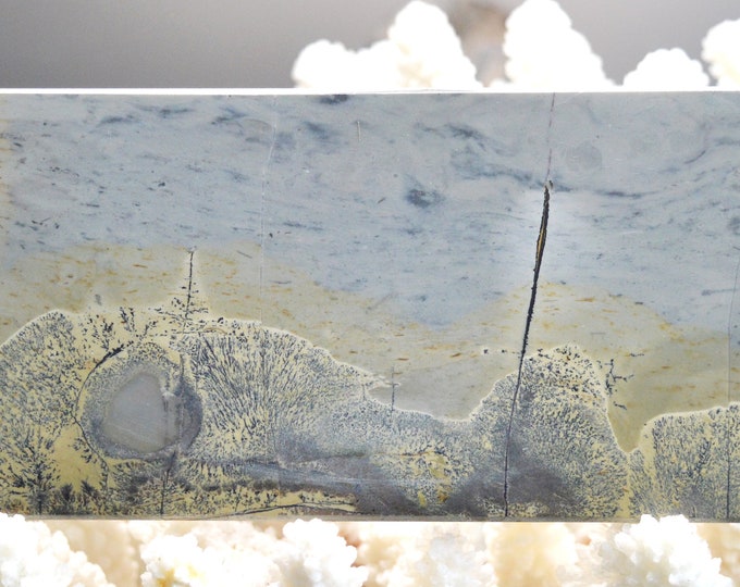 Polished Slice - Landscape Stone 158 mm - Guilin, Guangxi, China
