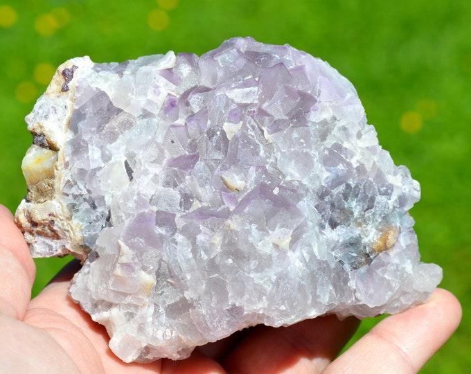 Fluorite 671 grams - La Barre Mine, Saint-Jacques-d'Ambur, Puy-de-Dôme, Auvergne-Rhône-Alpes, France