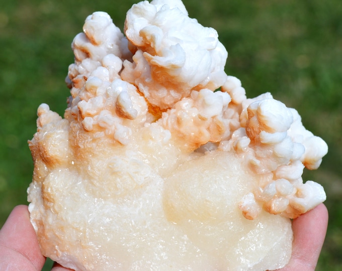 Aragonite 937 grams - Mibladen mining district, Midelt Province, Drâa-Tafilalet Region, Morocco