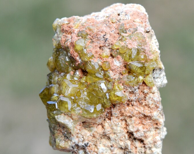 Andradite-Grossular Garnet var. Grandite 77 grams - Diakon, Arrondissement of Diakon, Bafoulabé Cercle, Kayes Region, Mali