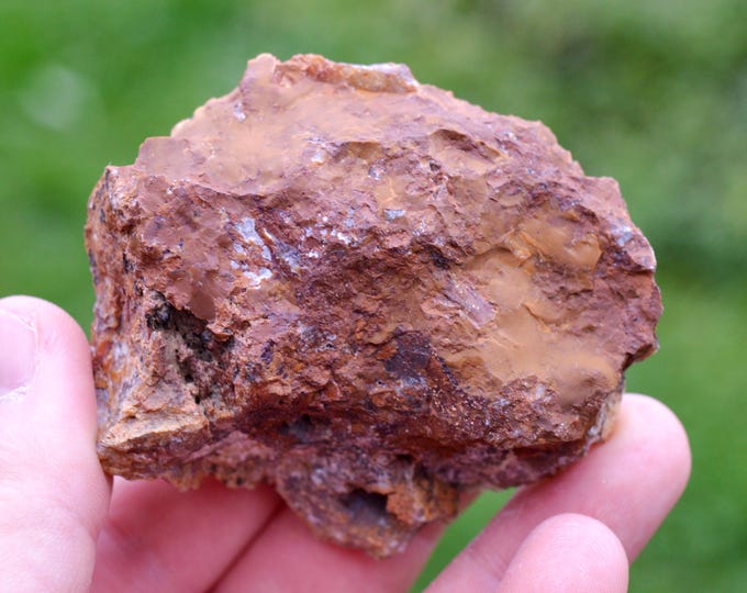 Brown Jasper 158 grams - La Rodde mine, Ally, Brioude, Haute-Loire, Auvergne-Rhône-Alpes, France