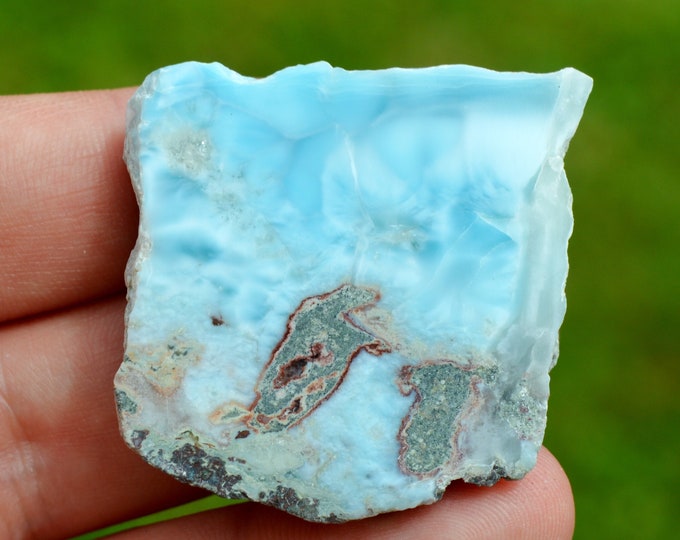 Pectolite var. Larimar 41 grams - Filipinas Larimar Mine, Los Checheses, Sierra de Baoruco, Barahona Province, Dominican Republic