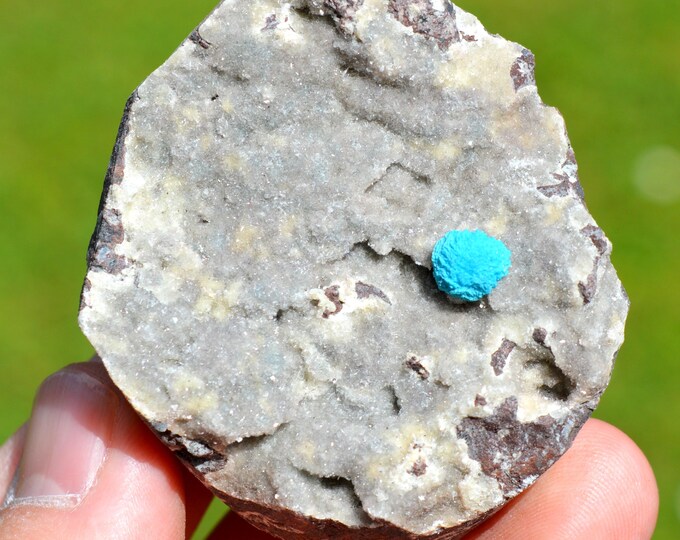 Cavansite & Chalcedony 109 grams - Wagholi Quarries, Wagholi, Pune District, Maharashtra, India