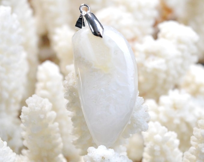 45 carat solar quartz - natural stone cabochon pendant - Brazil / FE61