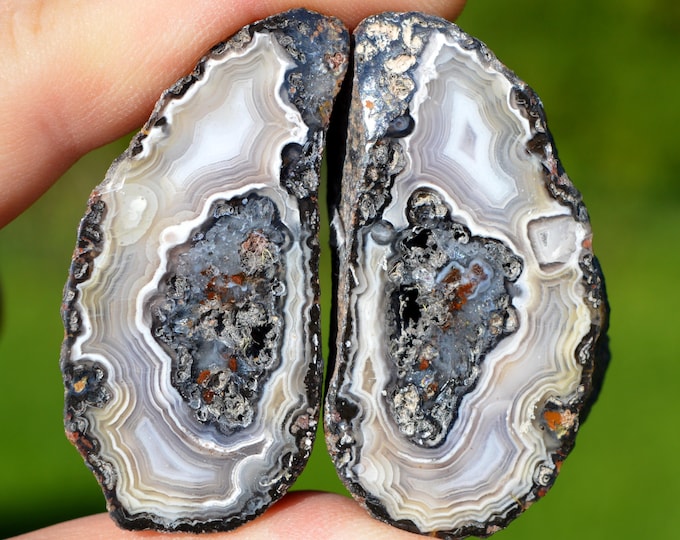 Nodule sawn Agate Picacho 119 grams - Estacion Ojo Laguna, Ahumada Municipality, Chihuahua, Mexico