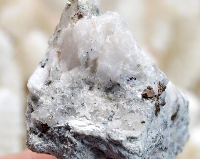 Dolomite & Chalcopyrite 65 grams - Kamoya South II Mine, Kamoya, Kambove, Kambove Territory, Haut-Katanga, DR Congo