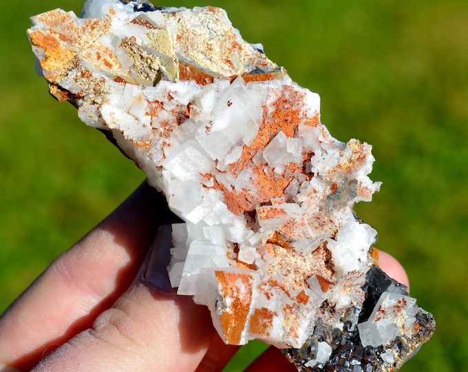Calcite & Sphalerite 209 grams - Saint-Pons, Barcelonnette, Alpes-de-Haute-Provence, France