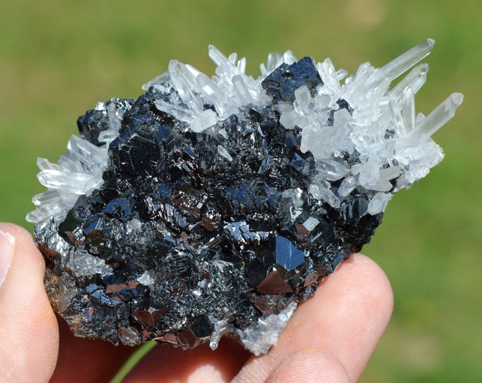 Marmatite & Quartz 204 grams - Huanzala Mine, Huanzala, Huallanca District, Bolognesi Province, Ancash, Peru