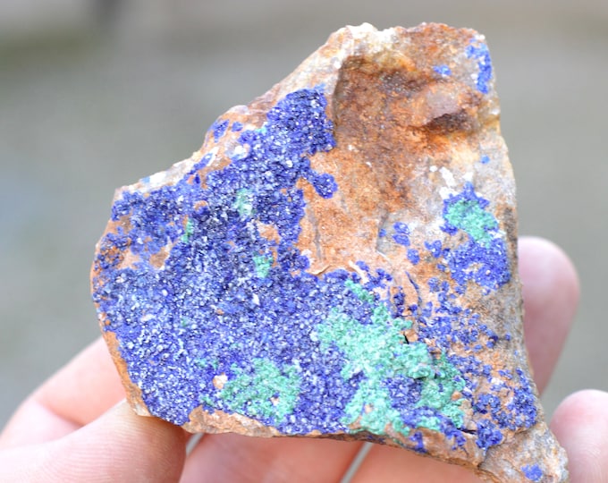 Azurite malachite 165 grams - Oujda-Angad Prefecture, Oriental Region, Morocco