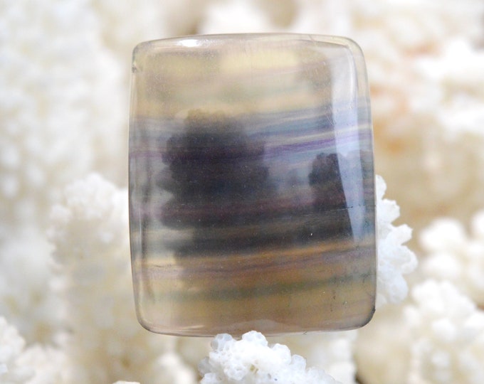 Fluorite 70 carats - cabochon pierre naturelle - Afghanistan / EE66