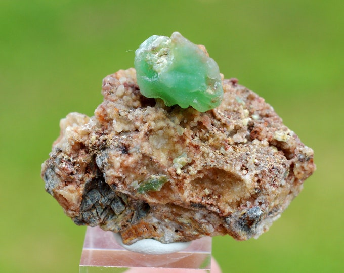 Chrysoprase 23 grams - Szklary Chrysoprase Mine, Szklary, Gmina Ząbkowice Śląskie, Ząbkowice Śląskie County, Poland