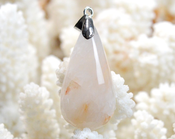 58 carat carnelian - natural stone cabochon pendant - Madagascar / FD86