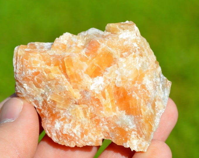 Orange calcite 87 grams - Brazil